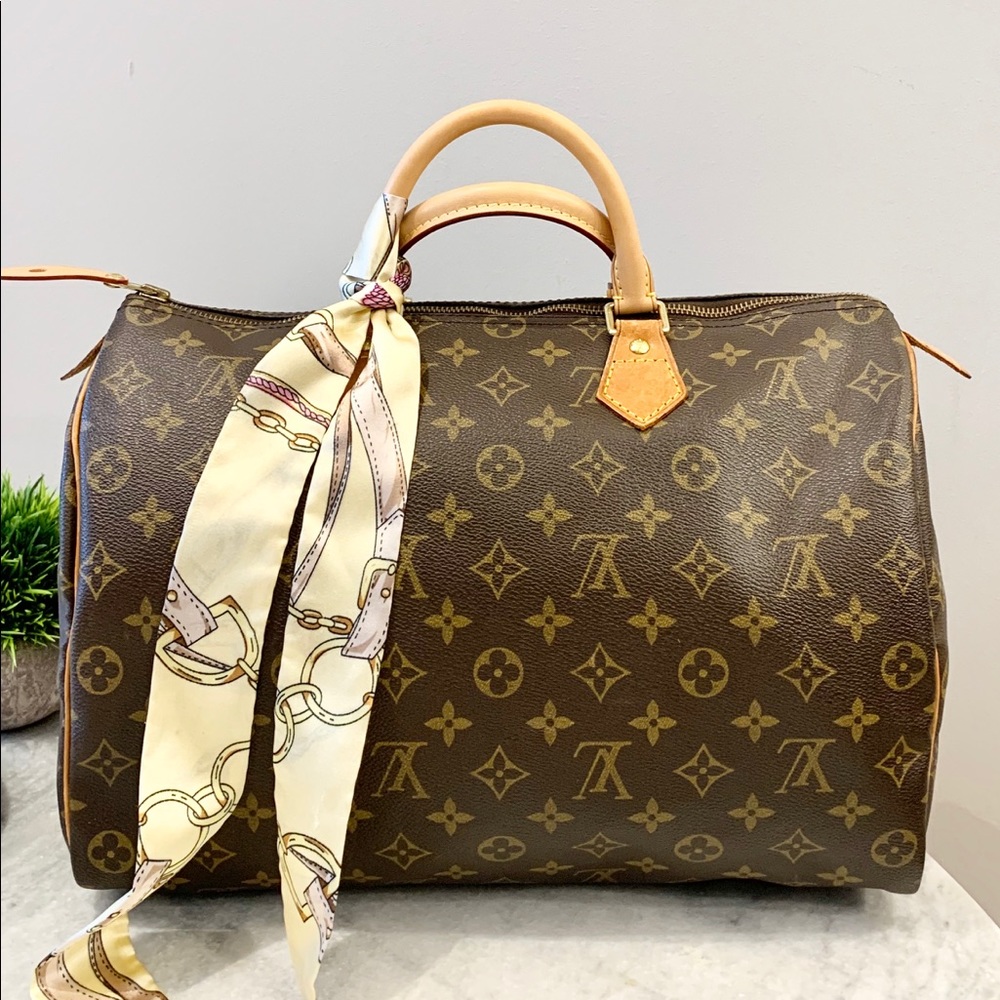 ❌SOLD❌Louis Vuitton Monogram Speedy 35 Satchel Bag